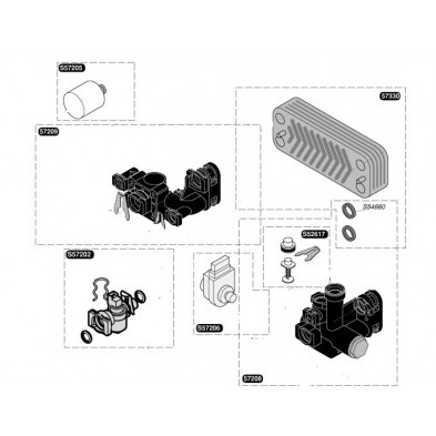VÁLVULA 3 VIAS SIN MOTOR